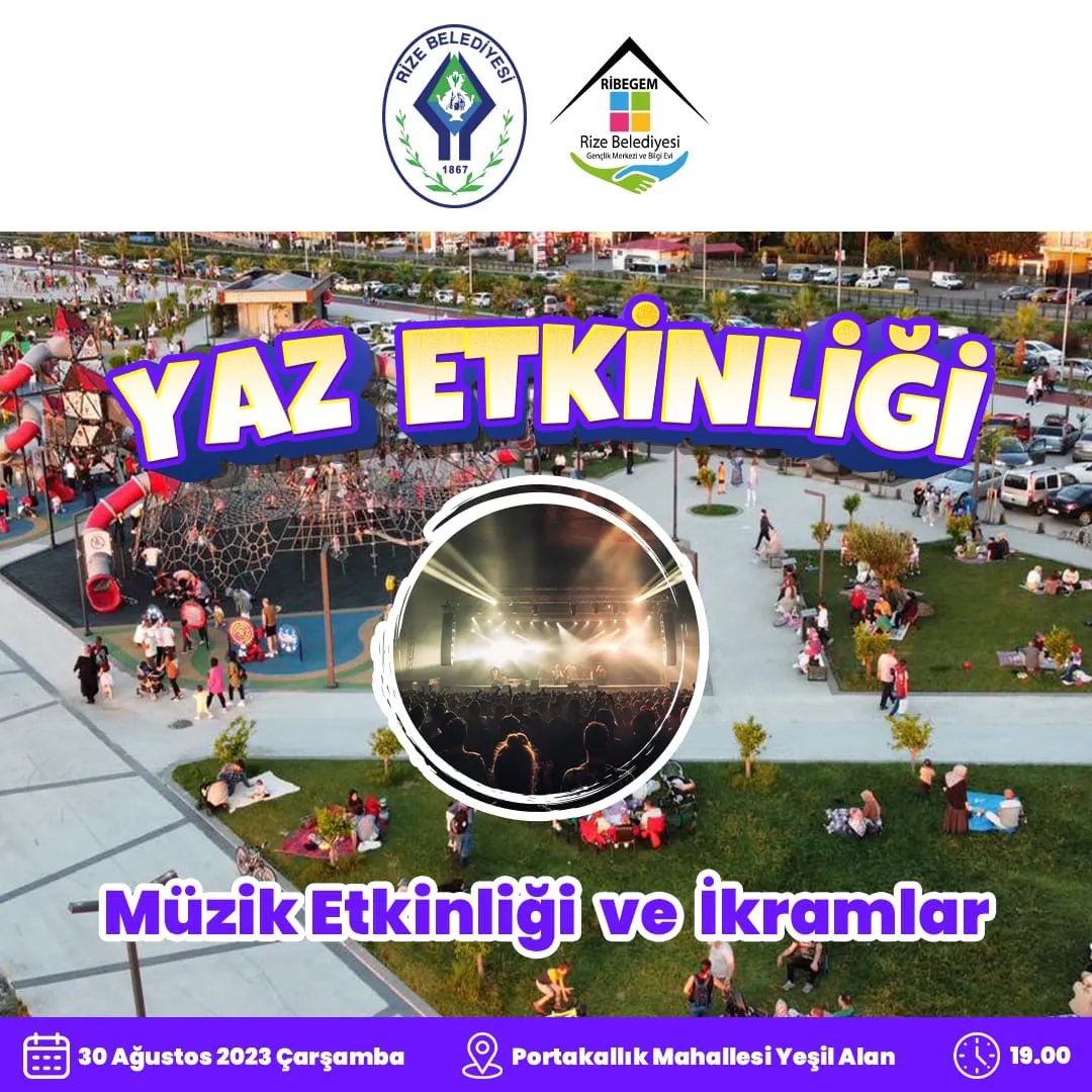 Rize Sahilinde 30 Ağustos Kutlaması 