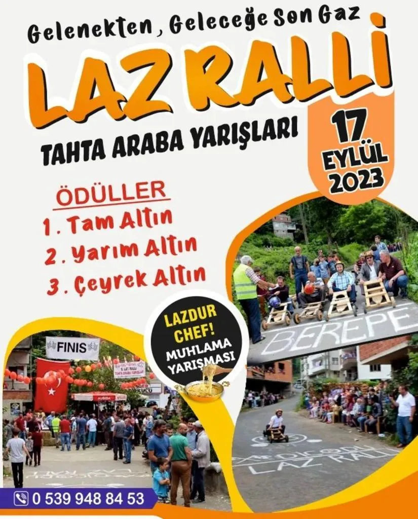 Laz Ralli Tahta Araba Yarışları