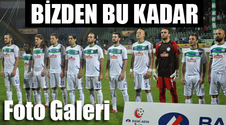 Rizespor-Orduspor Maçı Fotoğrafları