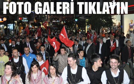 Rize`de Kortej Yürüyüşü