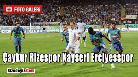 Çaykur Rizespor- Kayseri Erciyesspor