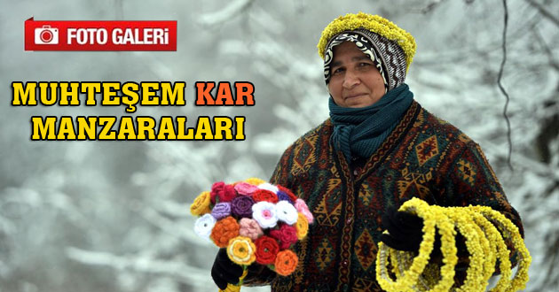 Bolu Abant` tan Muhteşem Kar Manzarası