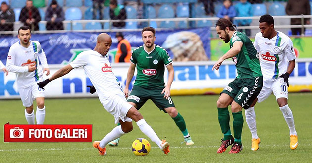 Ç.Rizespor-Torku Konyaspor Macının fotoğrafları