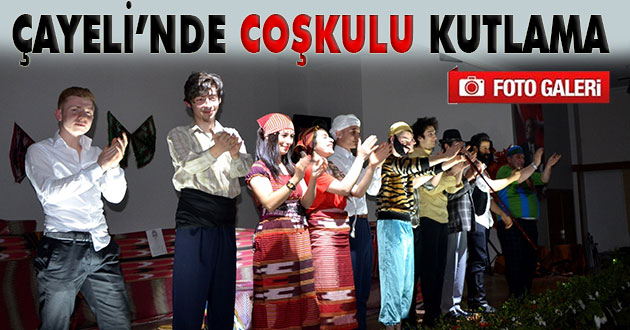 Çayelinde Coşkulu Kutlama