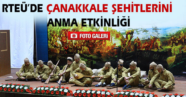 Çanakkale Şehitlerini Anma Etkinliği