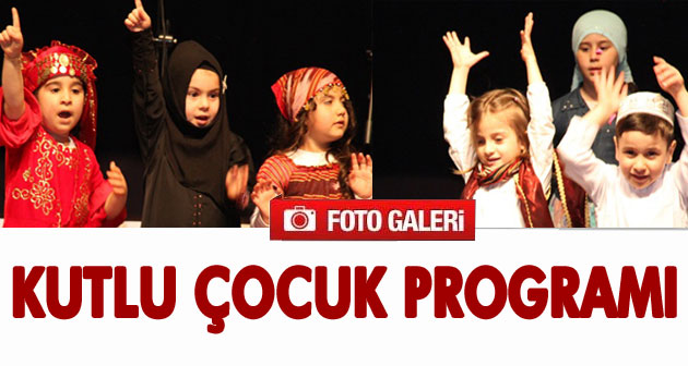 Rizede Kutlu Çocuk Programı Düzenledi