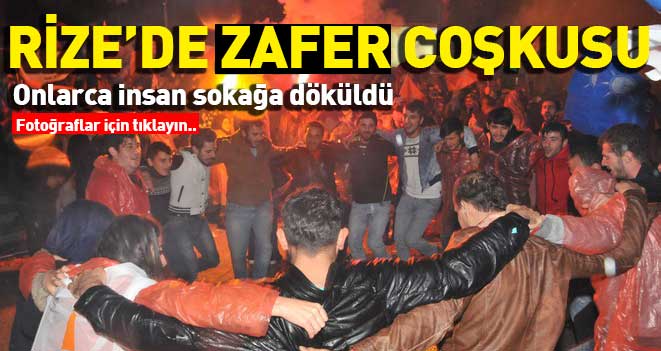 Rize`de Ak Parti Coşkusu