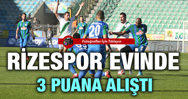 Çaykur Rizespor - Denizlispor maçından fotoğraflar