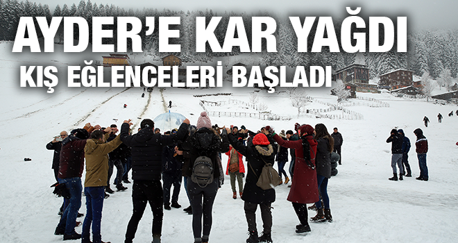 Aydere Kış Eğlenceleri Başladı
