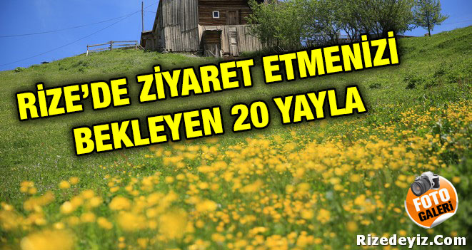 Hayran Kalacağınız 20 Rize Yaylası