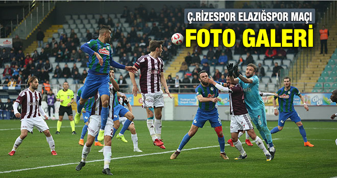 Ç.Rizespor Elazığspor Maçından Fotoğraflar