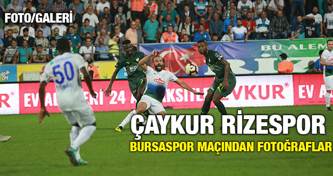 Çaykur Rizespor Bursaspor Maçından Fotoğraflar