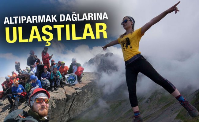 95 Dağcı Altıparmak Dağlarına Tırmandı