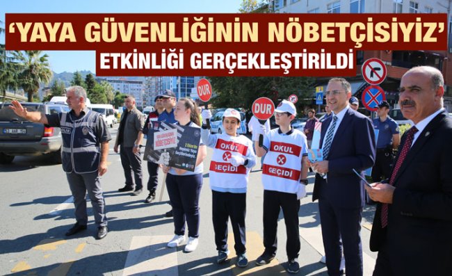 Rize'de 'Yaya Güvenliği' Nöbeti
