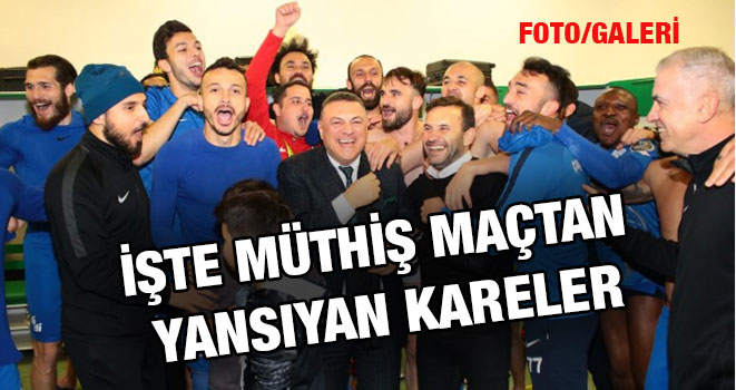 İşte Muhteşem Maçtan Muhteşem Kareler