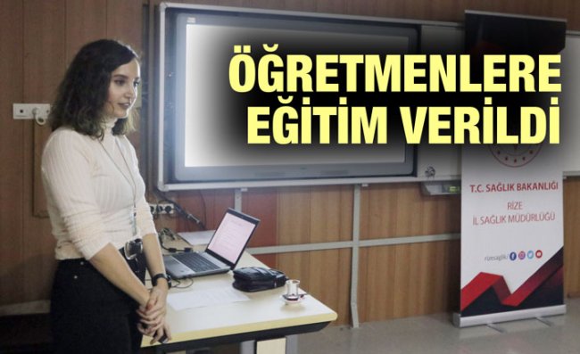 Rize'de Rehber Öğretmenlere Eğitim Verildi