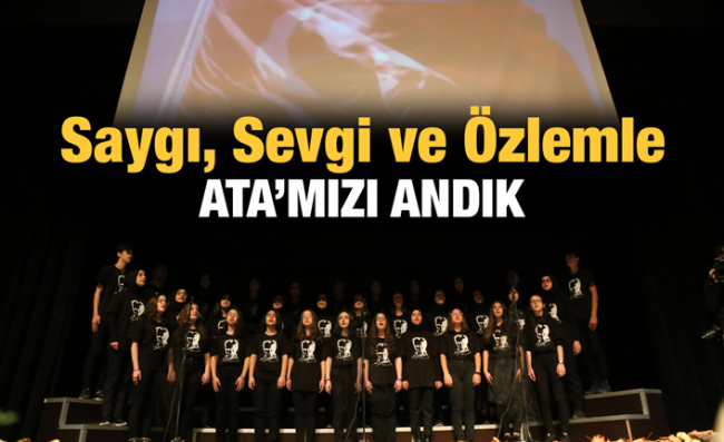 Rize, Atatürk'ü Saygıyla Andı