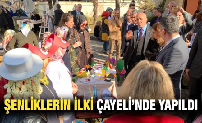 Çayeli'nde 'Öğrenme Şenliği' Düzenlendi