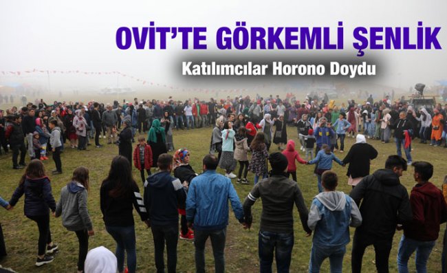 Ovit Yaylası'nda Festivale Katılanlar Horona Doydu