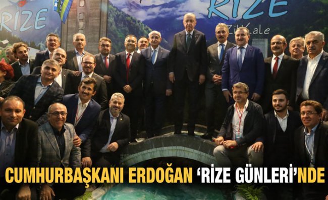 Erdoğan Rize Günlerine Katıldı, Stantları Gezdi