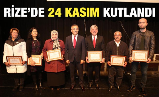 Rize'de Öğretmenler Günü Kutlandı