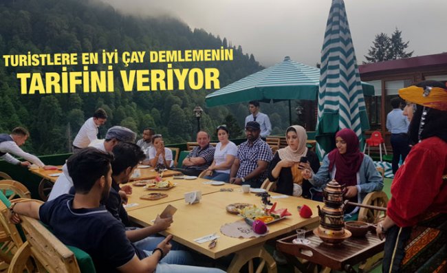 Şampiyondan Turistlere Çay Demleme Tüyoları