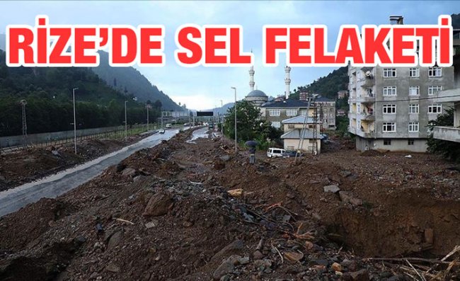 Rize'de Sel Felaketi
