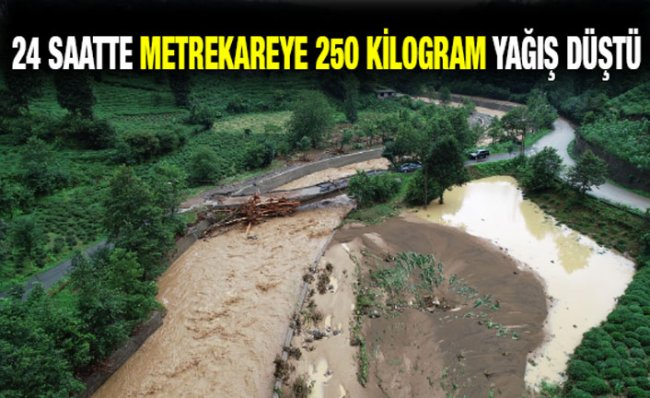 Rize'de Sel ve Heyelanın Hasarı, Gün Ağarınca Ortaya Çıktı