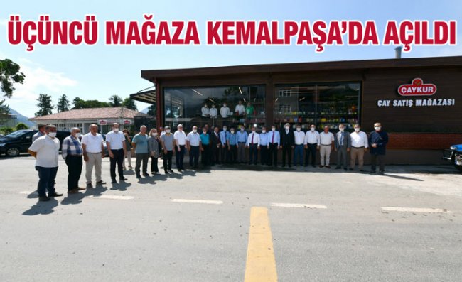 ÇAYKUR'un Kemalpaşa Çay Satış Mağazası Hizmete Girdi