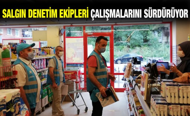 Rize'de Kovid-19 Denetimlerine Hız Kesilmeden Devam Ediliyor