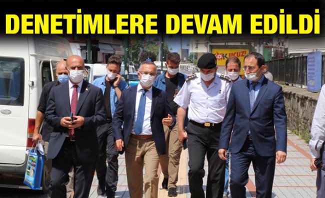 Rize'de Koronavirüs Tedbirleri Denetimi Yapıldı