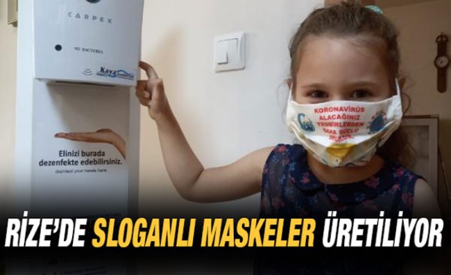'Sloganlı Maske' ile Pandemi Tedbirlerine Uyma Çağrısı