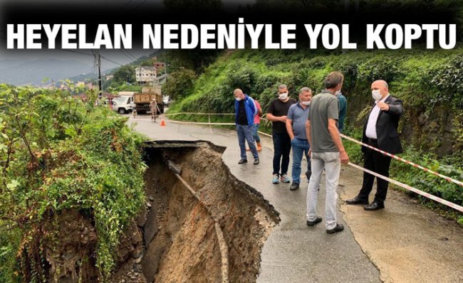 Rize'de Sağanakla Birlikte Yollar Koptu, Taşkınlar Yaşandı