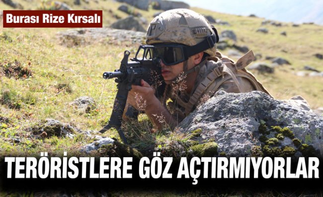 Komando Timlerinden Karadeniz'de Sıkı Güvenlik