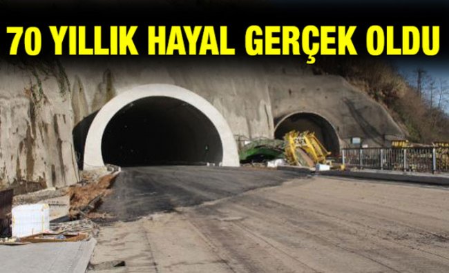 Salarha Tüneli'nin Bir Tüpü Tamamlandı