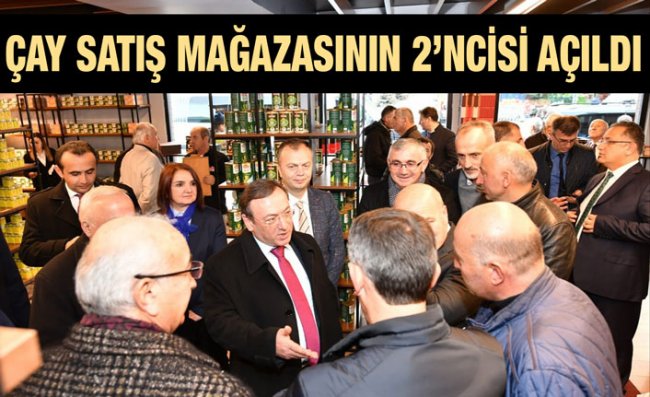 Çaykur, Tirebolu'da Çay Satış Mağazası Açtı
