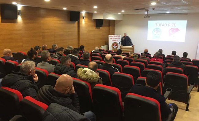 TÜFAD Rize'den Antrenörlere Eğitim Semineri