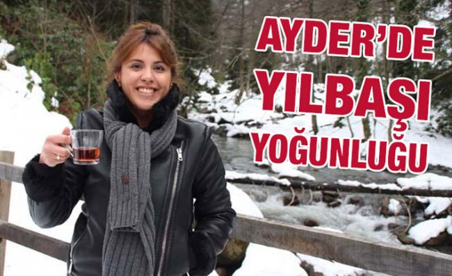 Ayder Yaylası Yılbaşında Tatilcilerle Doldu