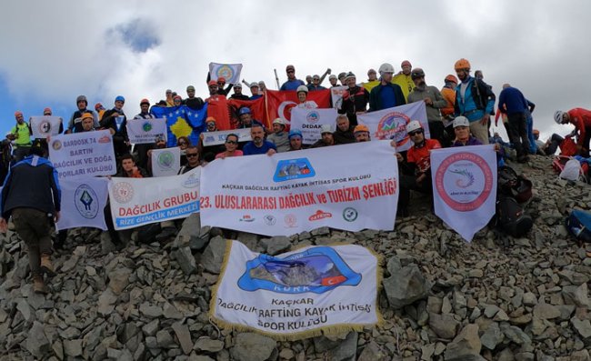 Dağcıların kaçkar yolculuğu tamamlandı