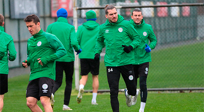 Çaykur Rizespor, Altay Maçı Hazırlıklarını Sürdürdü