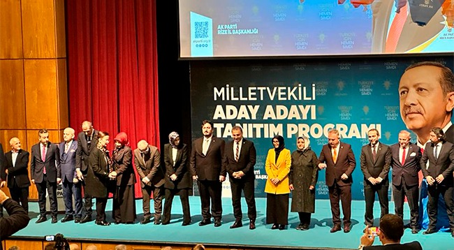  AK Parti Rize aday adayları kendini tanıttı