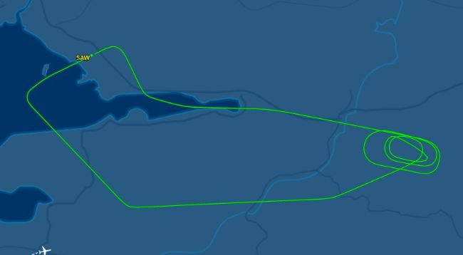 Havada arıza yapan uçak Rize'ye iniş yapamadı