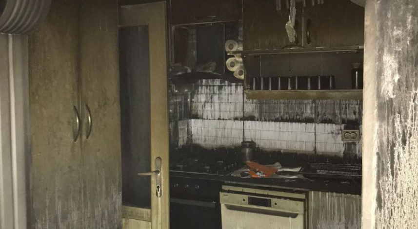 Çayeli'nde yangın çıkan evin son hali