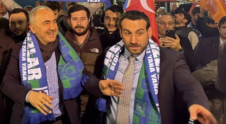 AK Parti Rize Belediye Başkan Adayı Metin, kentte coşkuyla karşılandı