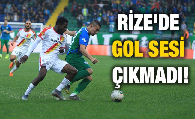 Rize'de Kazanan Yok