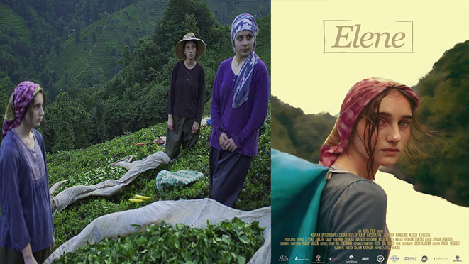 ELENE / Kısa Film (2016) - 16 yaşındaki Elene, Karadenizdeki çay tarlalarında kaçak çalışan Gürcü bir işçidir. Yabancı bir coğrafyadaki bu tedirgin ortamda, o da diğer işçiler gibi dikkat çekmemeye, görünmez olmaya çalışır. Ancak bu, düşündüğü kadar kolay değildir. ---
Filmin çekimleri Rizenin Kalkandere ve Ardeşen ilçesinde yapıldı. Film aynı zamanda Rizenin ilk film festivali olan Çay, Doğa ve Gençlik Filmleri Festivalinde gösterime sunuldu. ---