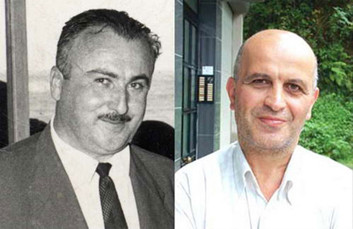 Zümrüt Rize Gazetesi’nin ilk sahibi Mustafa Ardal ( solda ) , Gazetenin imtiyaz sahipliğini 1986 yılından bu yana yürüten Faik Bakoğlu ( sağda )