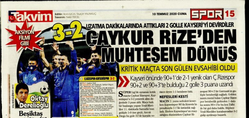 ... uzatma dakikalarında peş peşe gelen 2 golle mucivezi bir galibiyet elde edildi.