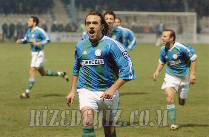 Şener Aşkaroğlu gol sevinci