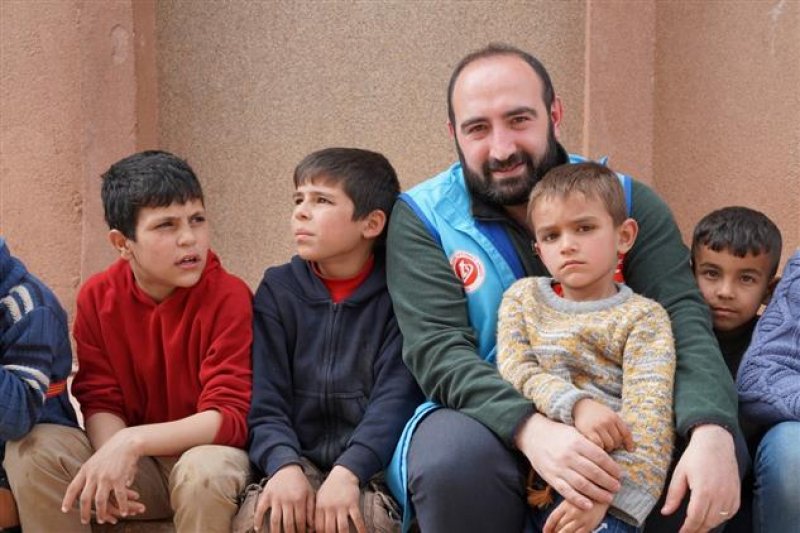 TDV Gönüllüleri İdlib'de İyilik Tohumları Ekti